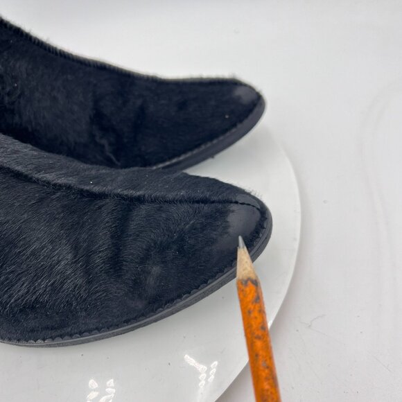 Adiev Paris Women Size 8 Black Suede Pull On Side Elastic Ankle Chelsea Boot - Picture 5 of 16